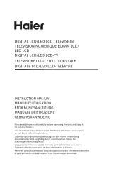 Haier LT22R3CGW User Manual
