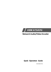 Hikvision DS-6701HWI Quick Start Guide