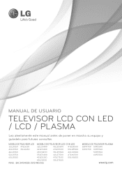 LG 60PZ550 Owner's Manual