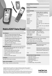Nokia 6267 Brochure