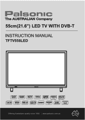 Palsonic tftv558led Instruction Manual