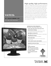 ViewSonic VA903B VA903b PDF Spec Sheet