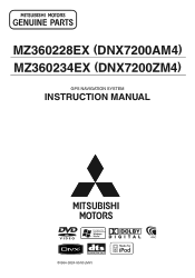 Kenwood MZ360234EX User Manual