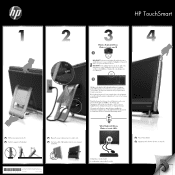 HP TouchSmart 300-1300z Setup Poster (Page 1)