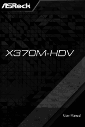 ASRock X370M-HDV User Manual