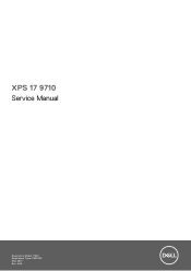 Dell XPS 17 9710 Service Manual