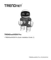 TRENDnet TV-IP343PI TRENDnetVIEW Pro Quick Installation Guide