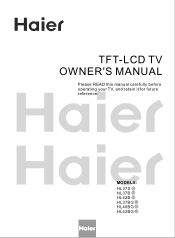 Haier HL42BG-B User Manual