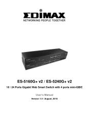 Edimax ES-5160G V2 Manual