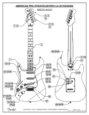 Fender American Professional Stratocaster Left-Hand Fender American Professional Stratocaster Left-Hand Service Manual