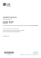 LG 75SM9970PUA Owners Manual