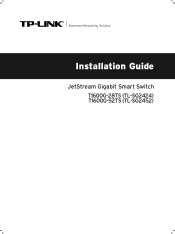 TP-Link T1600G-28TSTL-SG2424 T1600G-28TS V1 Installation Guide