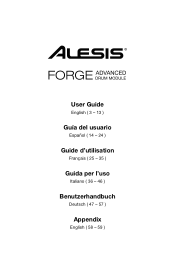 Alesis Forge Kit User Guide