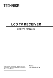 Haier LCD19HDMI-407B User Manual