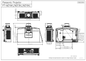 Panasonic PT-MZ13KL PT-MZ16K Series CAD