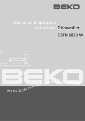 Beko DSFN6839 User Manual