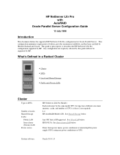 HP LH4r HP Netserver LXr Pro Configuration Guide