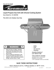 Kenmore 16657 Use and Care Guide