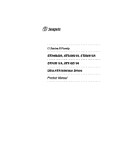 Seagate ST320413A Product Manual