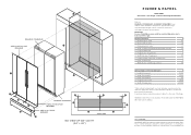 Fisher and Paykel RS2484SRHK1 Data Sheet Integrated Column Fridge Dual Install 24 24