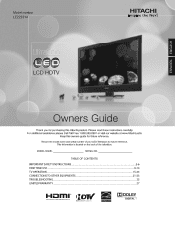 Hitachi LE22S314 User Manual
