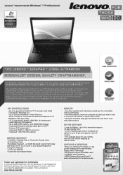 Lenovo 10802BU Brochure