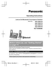 Panasonic KX-TGF373S KX-TGF37x Owner's Manual