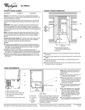 Whirlpool GI15NFRXB Dimension Guide