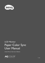 BenQ SW272U Paper Color Sync User Manual