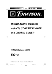 Emerson ES13 Owners Manual