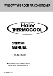 Haier HW-12CM03 User Manual