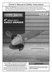 Harbor Freight Tools 60373 User Manual