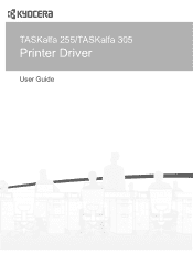 Kyocera TASKalfa 255 255/305 Print Driver Guide