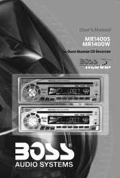 Boss Audio MR1400W User Manual in PT, DE, SP, FR, IT
