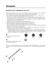 Lenovo ThinkServer RD240 (Italian) Rack Installation Instructions