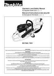 Makita EK7301 Owners Manual