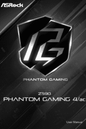 ASRock Z590 Phantom Gaming 4/ac User Manual