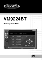 Audiovox VM9224BT User Manual