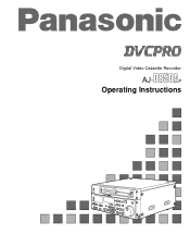 Panasonic AJD850A AJD850A User Guide