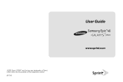Samsung SPH-D700 User Manual (user Manual) (ver.f6) (English)