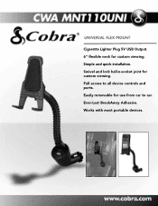Cobra CWA MNT110UNI CWA MNT110 Features & Specs