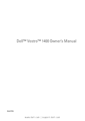 Dell Vostro 1400 Owner's Manual