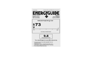 Frigidaire FFRH0822R1 Energy Guide