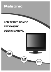 Palsonic TFTV2035BK Owners Manual