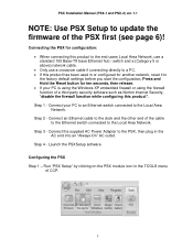 URC PSX-1 Setup Guide