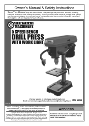 Harbor Freight Tools 60238 User Manual