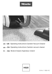 Miele Boost CX1 Parquet Operating instructions/Installation instructions