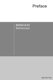 MSI B85M User Guide