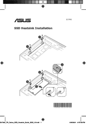 Asus Mini PC PN51-E1Barebone PN41PN41-S1PN51PN51-S1 SSD Heatsink Installation Guide