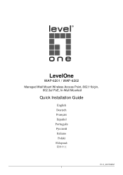 LevelOne WAP-6201 Quick Install Guide